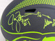 Steve Largent & Jim Zorn Autographed Seattle Seahawks Eclipse Black Full Size Replica Speed Helmet MCS Holo Stock #210445