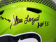 Steve Largent & Jim Zorn Autographed Seattle Seahawks Flash Green Full Size Replica Speed Helmet MCS Holo Stock #210449