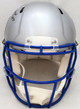 Steve Largent & Jim Zorn Autographed Seattle Seahawks Silver Throwback (1983-2001) Full Size Authentic Speed Helmet "TD Seahawks!" MCS Holo Stock #210450