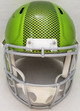 Steve Largent Autographed Seattle Seahawks Flash Green Full Size Replica Speed Helmet "HOF 95" MCS Holo Stock #210460