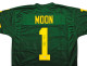 Edmonton Eskimos Warren Moon Autographed Green Jersey "CHOF '01" PSA/DNA