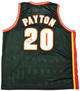 Seattle Supersonics Gary Payton Autographed Dark Green Jersey JSA Stock #215726