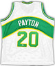 Seattle Supersonics Gary Payton Autographed White Jersey JSA Stock #215728