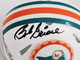 Bob Griese Autographed 1972 Miami Dolphins Throwback White Speed Mini Helmet Beckett BAS Witness Stock #220467