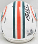 Bob Griese Autographed 1972 Miami Dolphins Throwback White Speed Mini Helmet Beckett BAS Witness Stock #220467