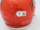 Justin Fields Autographed Chicago Bears Flash Orange Speed Mini Helmet Beckett BAS Witness