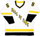 Pittsburgh Penguins Jaromir Jagr Autographed White Jersey Beckett BAS Witness