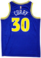 Golden State Warriors Stephen Curry Autographed Blue Nike Swingman Classic Edition Jersey Size 48 JSA Stock #221492