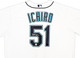 Seattle Mariners Ichiro Suzuki Autographed White Nike Jersey Size XL "#51" IS Holo Stock #221299