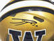 Ja'Lynn Polk Autographed Washington Huskies Gold Speed Mini Helmet MCS Holo