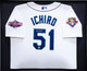 Seattle Mariners Ichiro Suzuki Autographed Framed White Authentic Mitchell & Ness Jersey IS Holo