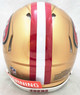 Unsigned San Francisco 49ers Gold Full Size Authentic Speed Helmet