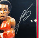 Sugar Ray Leonard & Thomas "Hitman" Hearns Autographed Framed 16x20 Photo Beckett BAS