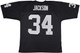 Oakland Raiders Bo Jackson Autographed Black Authentic Mitchell & Ness 1988 Throwback Jersey Size XL Beckett BAS Witness Stock #230006