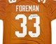 Texas Longhorns D'Onta Foreman Autographed Orange Jersey Beckett BAS Witness Stock #229534