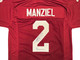 Texas A&M Aggies Johnny Manziel Autographed Maroon Football Jersey "12 Heisman" JSA Stock #228780