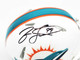 Jason Taylor Autographed Miami Dolphins White Speed Mini Helmet Beckett BAS Witness Stock #228817