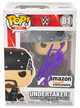 Undertaker Autographed Funko Pop #81 Vinyl Figurine Amazon Exclusive In Purple JSA Stock #228112