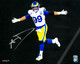 Aaron Donald Autographed Framed 16x20 Photo Los Angeles Rams Spotlight Beckett BAS Witness