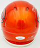 Montez Sweat Autographed Chicago Bears Flash Orange Speed Mini Helmet JSA Stock #232850