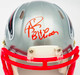 Andre Rison Autographed Atlanta Falcons Flash Gray Speed Mini Helmet "Bad Moon" JSA Stock #232855