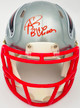 Andre Rison Autographed Atlanta Falcons Flash Gray Speed Mini Helmet "Bad Moon" JSA Stock #232855