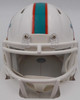 Raheem Mosert Autographed White Speed Mini Helmet Miami Dolphins Beckett BAS QR #1W038670