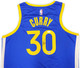 Golden State Warriors Stephen Curry Autographed Blue Nike Swingman Icon Edition Jersey Size 48 JSA Stock #234044