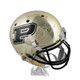 Drew Brees Autographed Purdue Boilermakers Chrome Full-Size Football Helmet - BAS COA