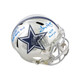 Emmitt Smith Tony Dorsett Autographed Cowboys Chrome Full-Size Football Helmet - BAS COA (Inscriptions)