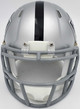 Aidan O'Connell Autographed Oakland Raiders Silver Speed Mini Helmet Beckett BAS Witness #W975612