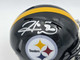 Hines Ward Autographed Pittsburgh Steelers Black Speed Mini Helmet Beckett BAS Witness #2W638754