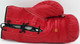 George Foreman Autographed Red Everlast Boxing Glove LH Beckett BAS QR #BS30352