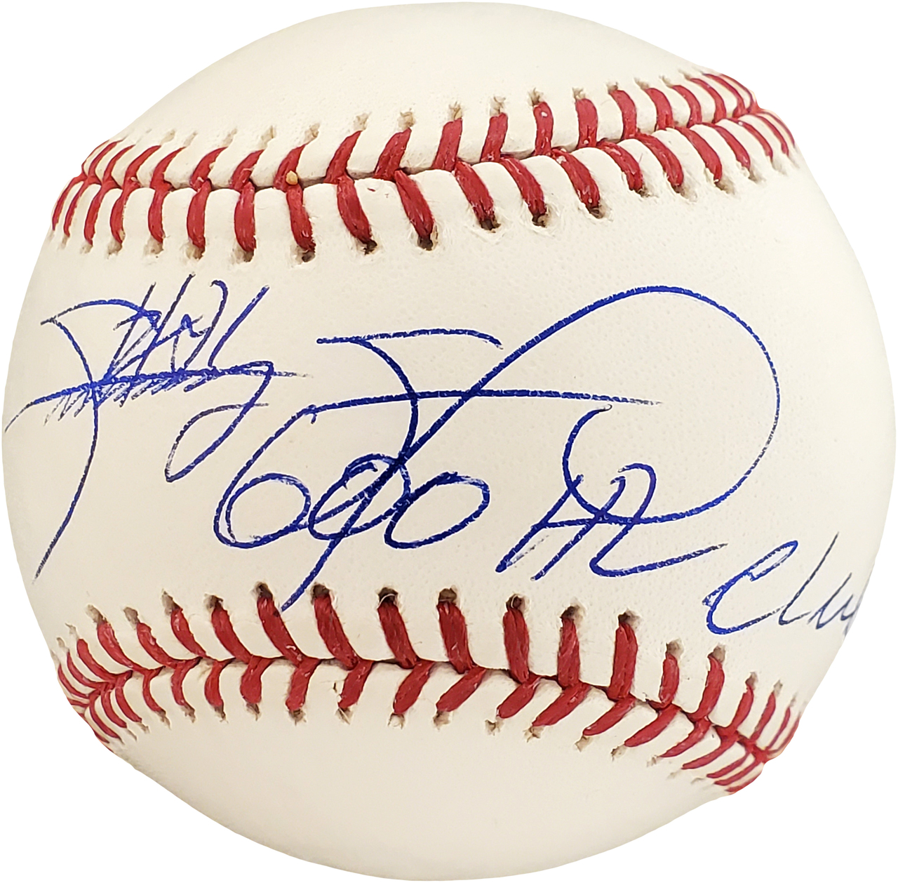 Vladimir Guerrero Jr. & Vladimir Guerrero Sr. Autographed Official MLB  Baseball JSA Stock #203456