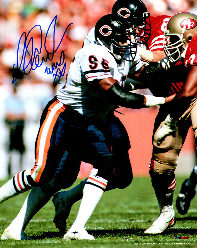 Official Chicago Bears Richard Dent Collectibles, Richard Dent Autographed  Merchandise, Bears Memorabilia