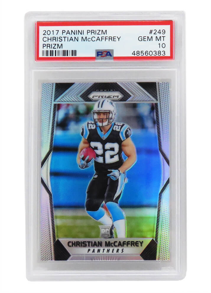 Christian McCaffrey Carolina Panthers Autographed 2017 Panini