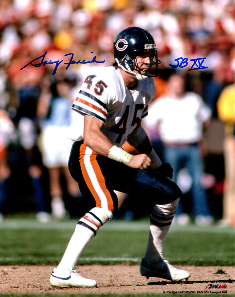 Lot Detail - Circa 1985 Gary Fencik Chicago Bears Game-Used Road Jersey  (Team Repairs)