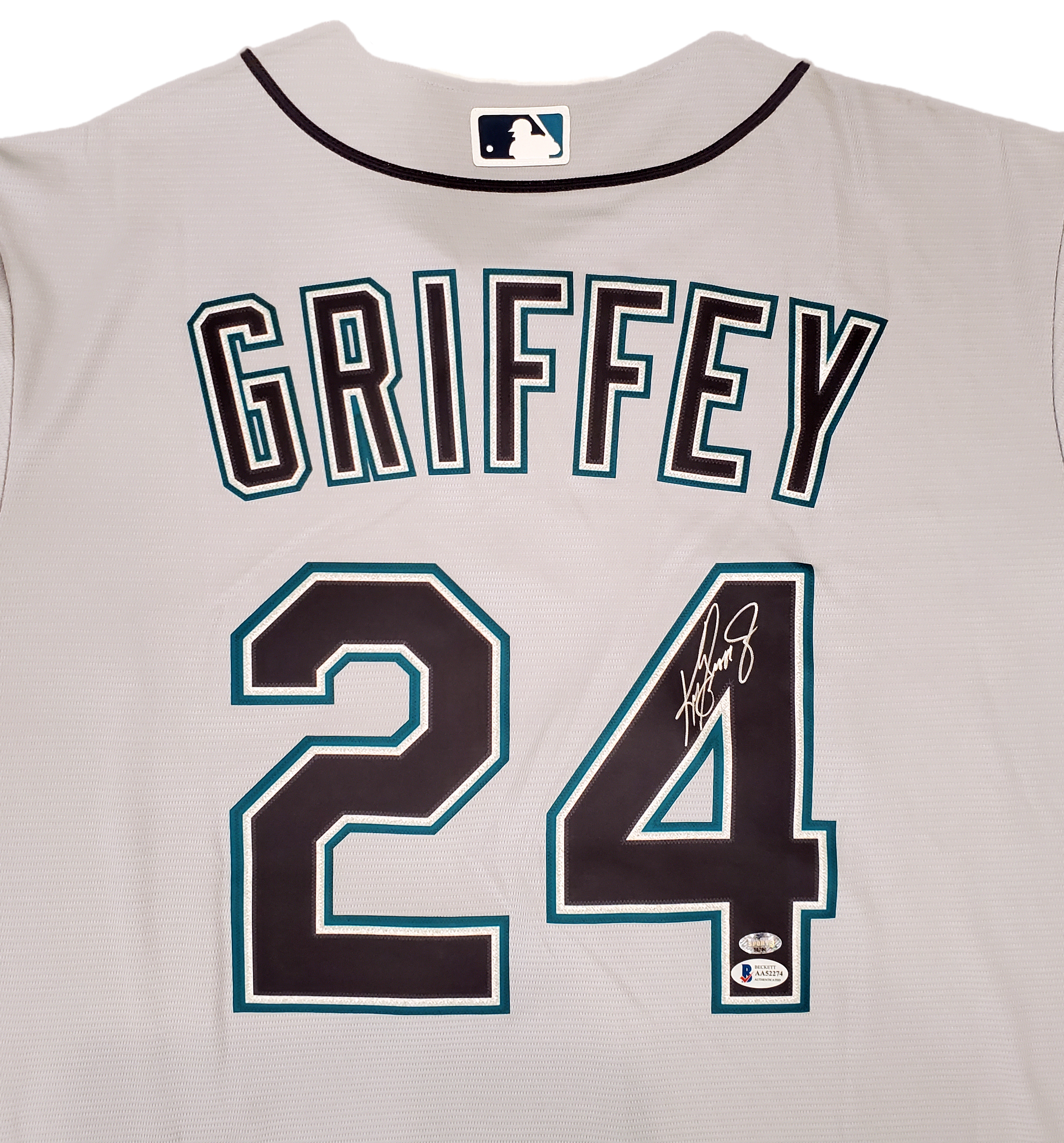 Ken Griffey Jr. Seattle Mariners Signed Cream Nike Jersey XL