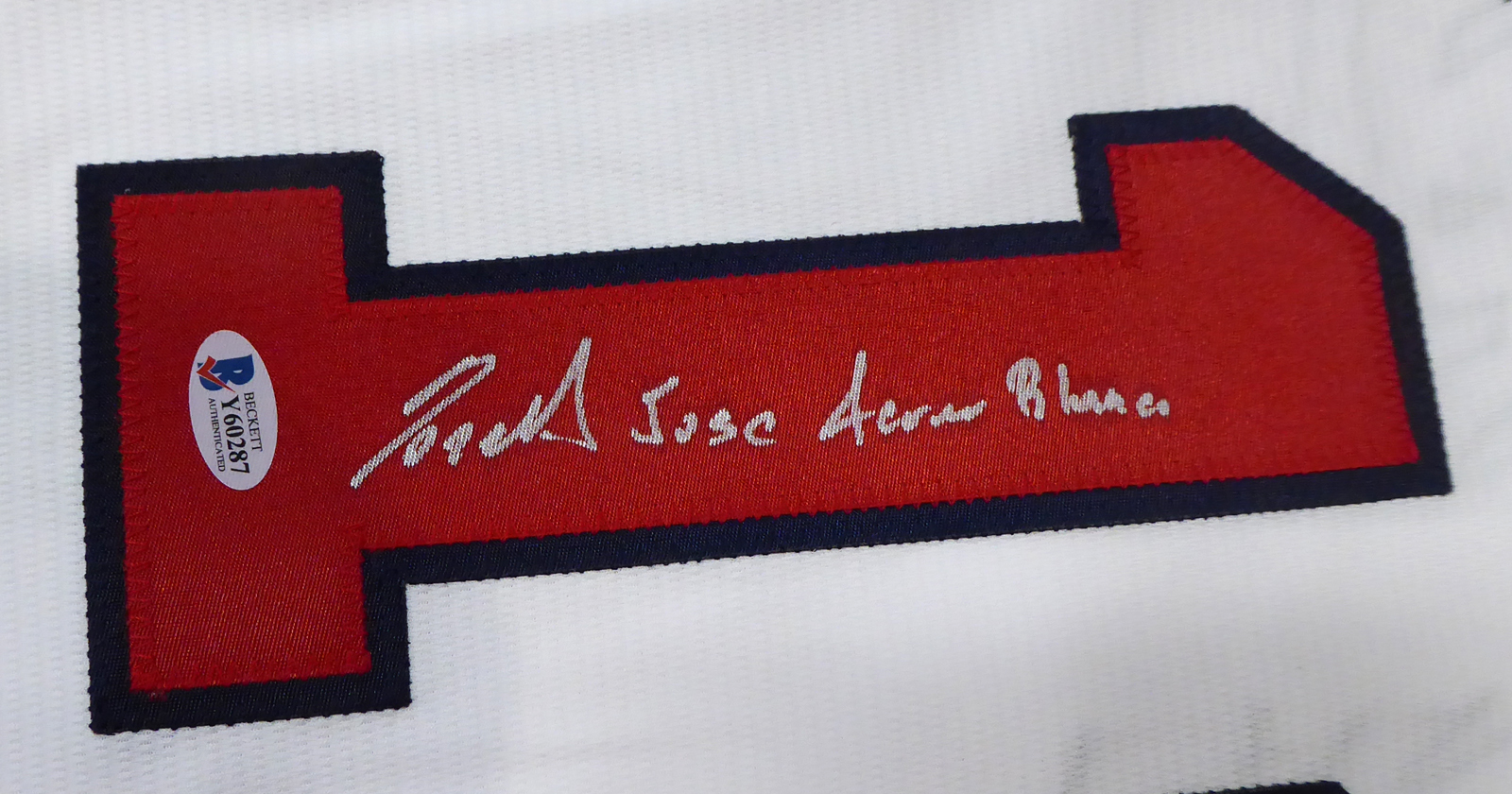 Golden Autographs Ronald Acuna Jr. Autographed White Atlanta Custom Baseball Jersey Beckett