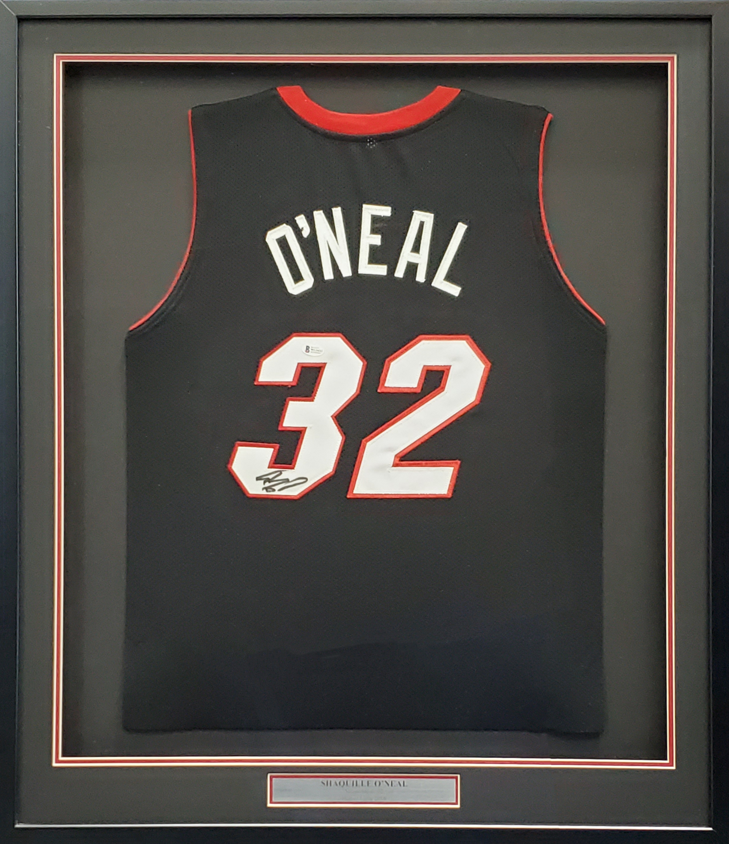 Shaquille O'Neal Miami Heat Fanatics Authentic Autographed Black Alternate  2005-06 Mitchell & Ness Authentic Jersey