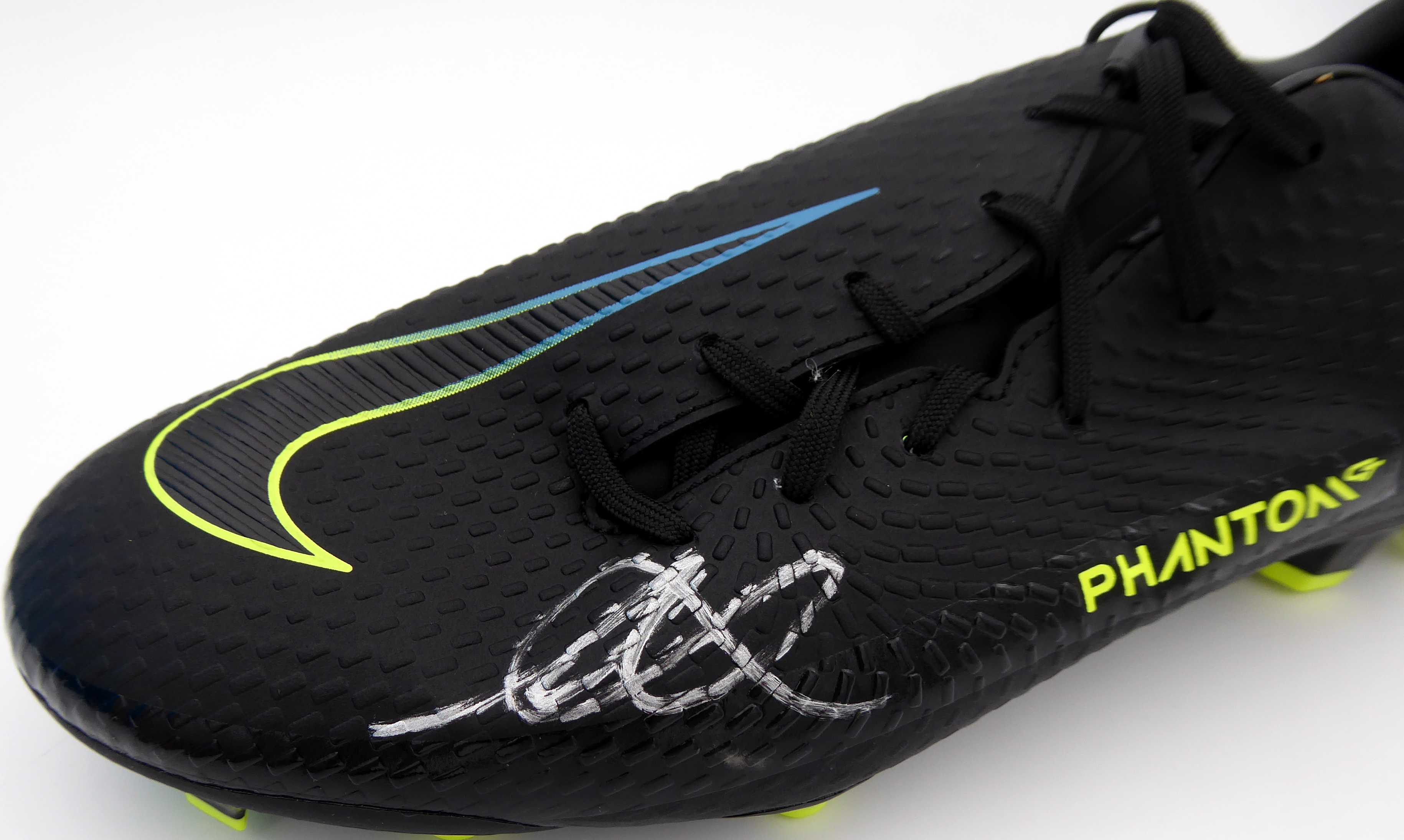 Mason Mount Autographed Black Nike Phantom Cleat Shoe