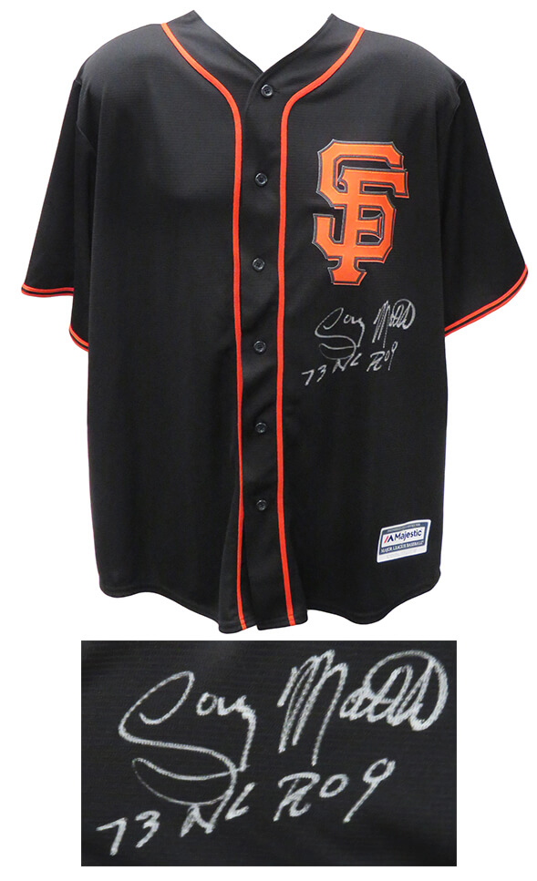 Orlando Cepeda Signed San Francisco Giants Cream Majestic Replica