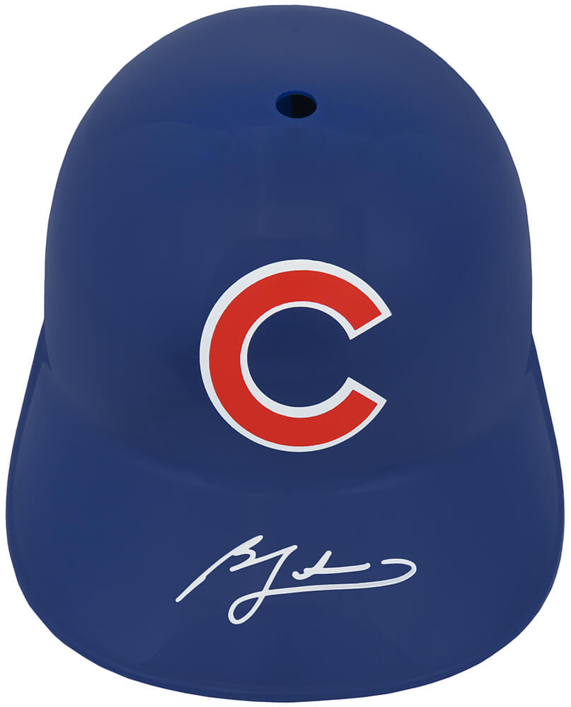 Ben Zobrist Signed Chicago Cubs Replica Souvenir Batting Helmet