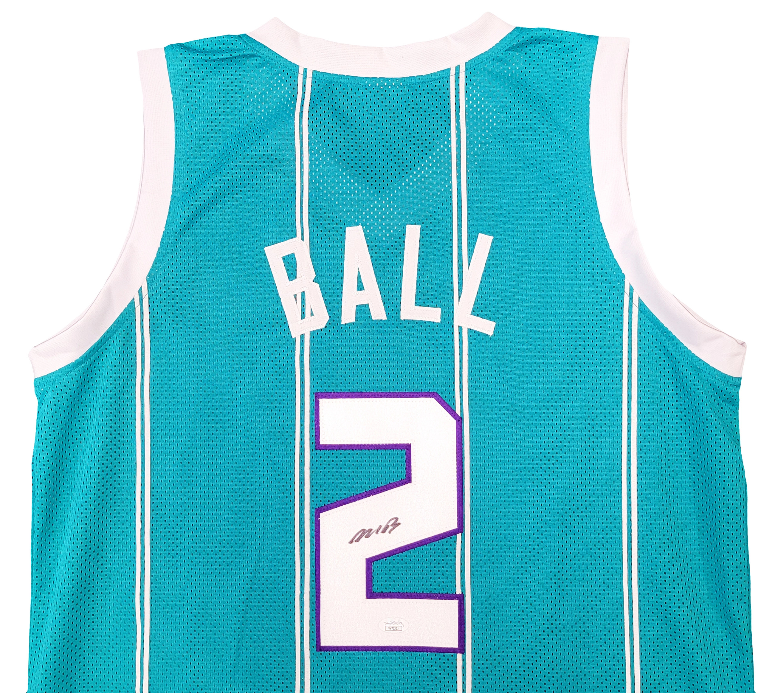 Lamelo Ball Autographed Hornets Nike Jordan Teal Jersey - BAS
