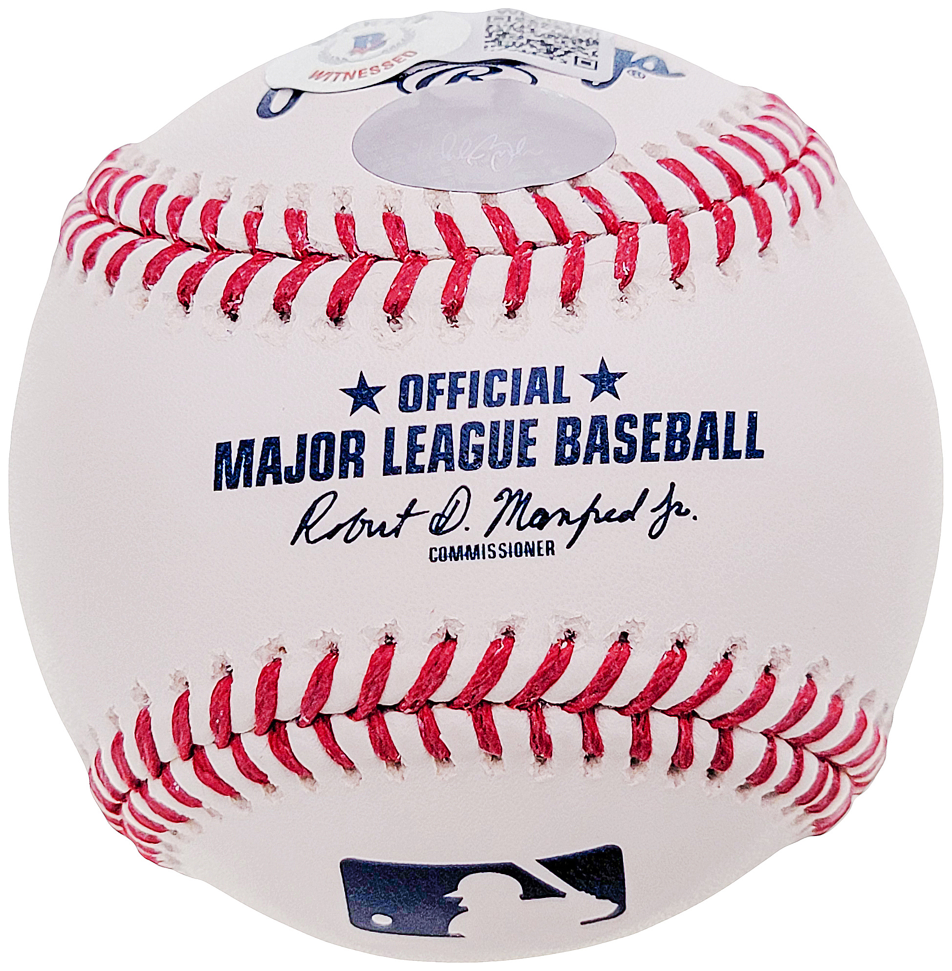 Nolan Ryan Autographed Official MLB Baseball Texas Rangers Statball With 4  Stats 7 No Hitter, HOF 99, 5714 K's, 324 Wins Beckett BAS QR