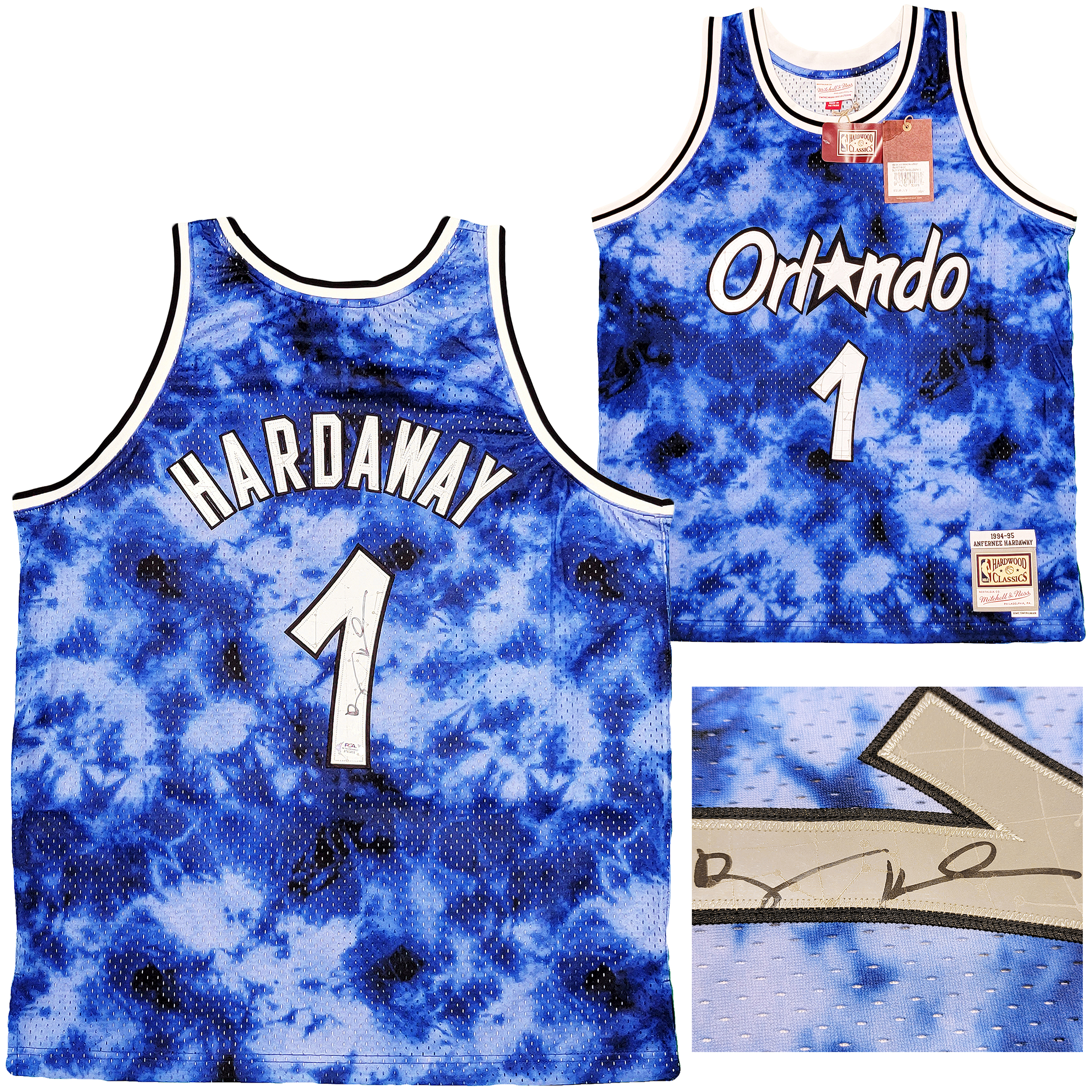 Mitchell & Ness Penny Hardaway Orlando Magic Hardwood Classics 1994-95  Lunar New Year Swingman Jersey in Blue for Men