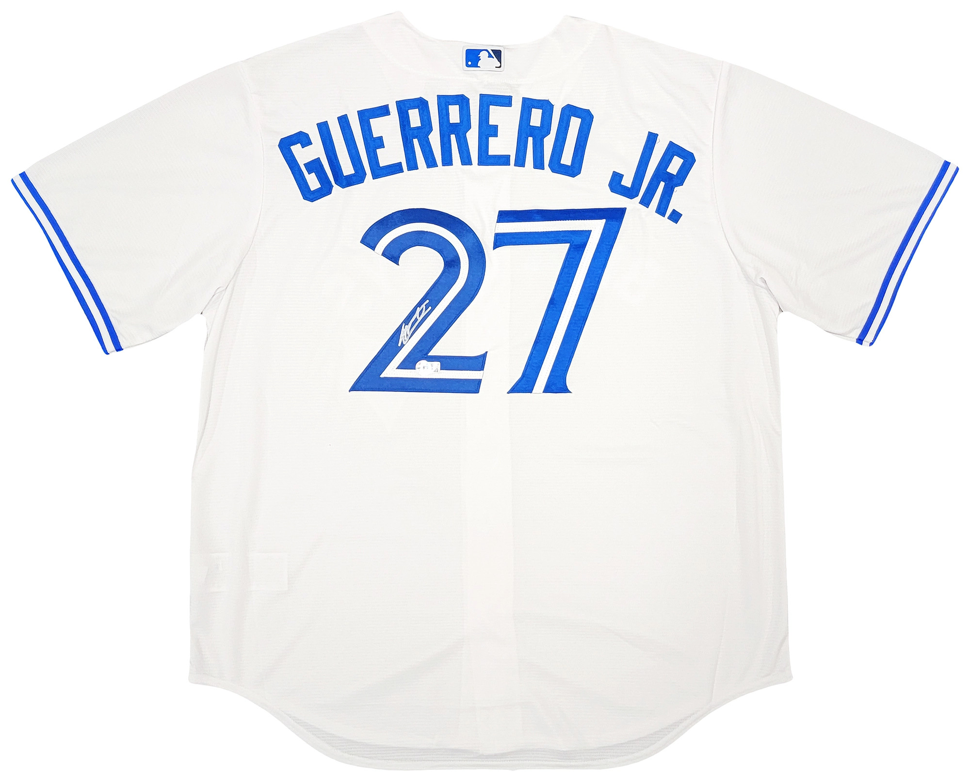 MAJESTIC TORONTO BLUE JAYS VLADIMIR GUERRERO JR SIGNED AUTHENTIC BECKETT  JERSEY