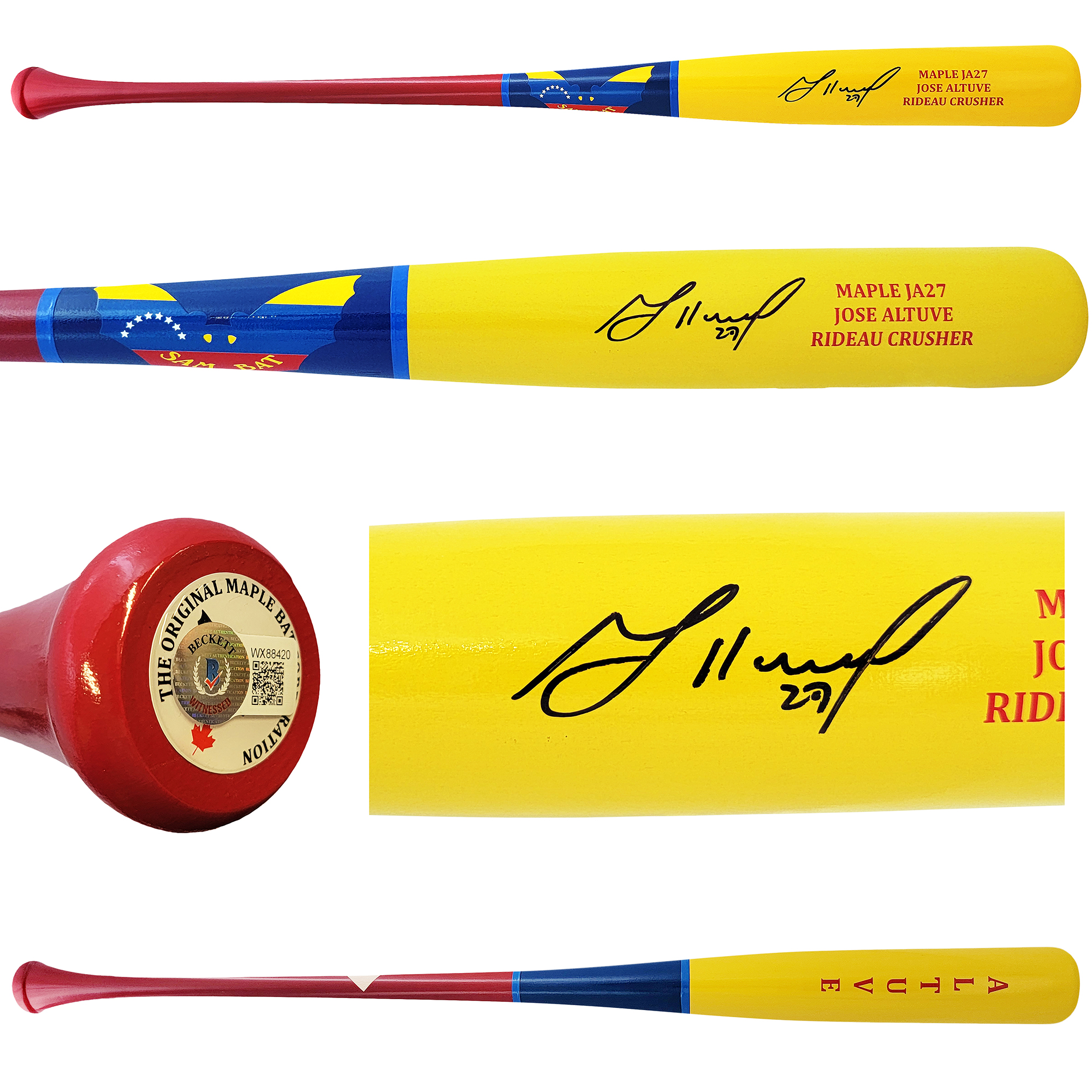 Julio Rodriguez Signed Victus Player Model Baseball Bat (JSA Hologram)