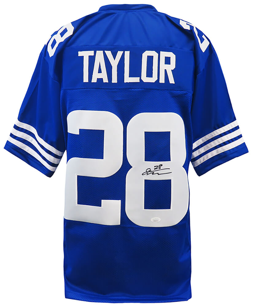 Jonathan Taylor Indianapolis Colts Signed Autograph Custom Jersey Blue JSA  Certified