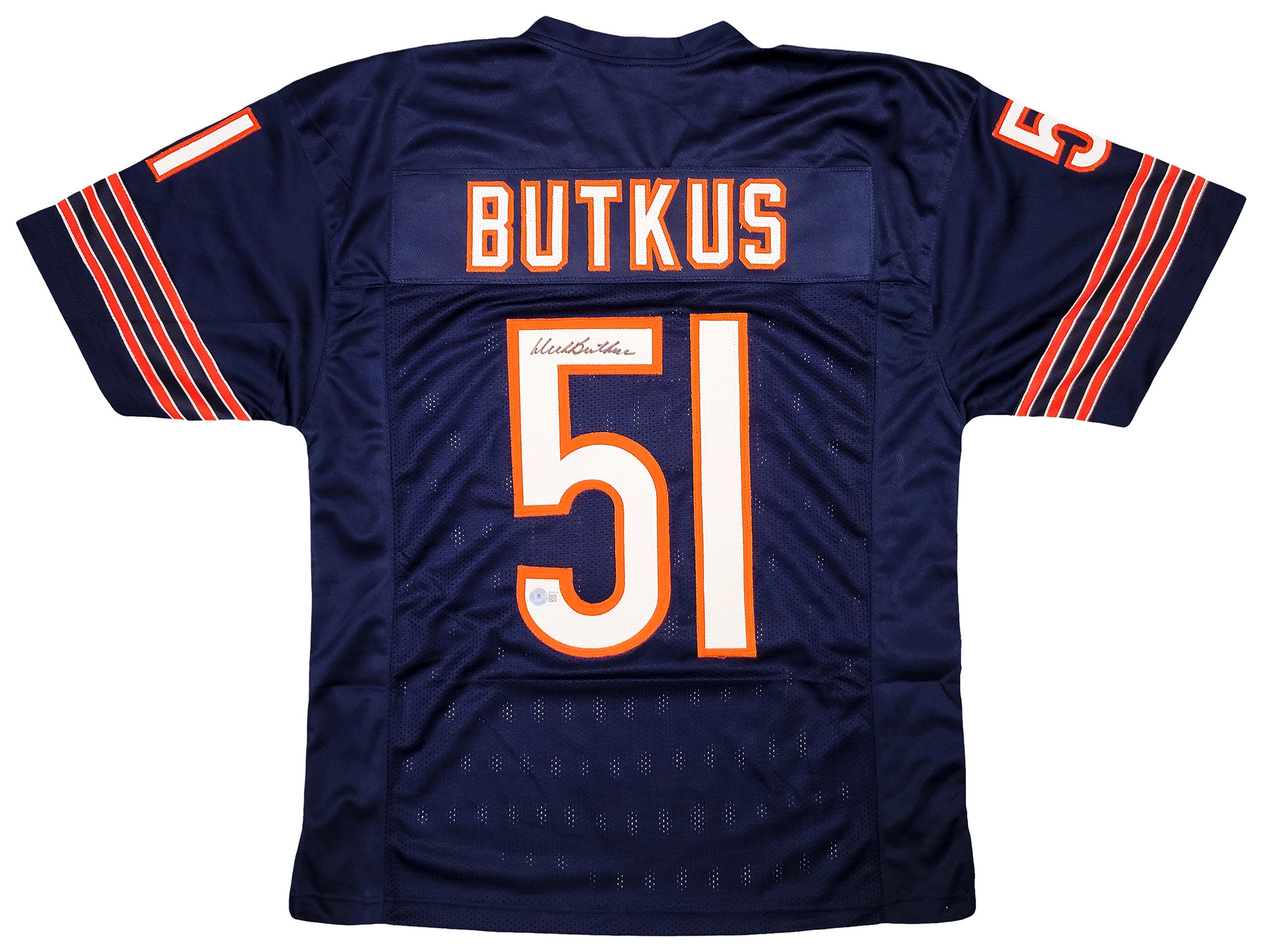 Mike Ditka Autographed Jersey - Chicago Bears Blue Custom Beckett BAS